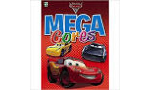 Livro Disney Carros 3 Mega Cores
